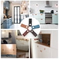 thumbnail image 1 of Poignées de Porte Rétro en Cuir Poignée de Tiroir Poignée Manuelle Remplacement Bouton de Porte Pièce de Mobilier Décoration de Pièce Bureau Accessoires Noir Texturé, 1 of 9