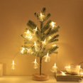 thumbnail image 1 of Guirnalda de luces de fibra óptica con flores, 3 metros, 20 luces LED decorativas, ideal para sala de estar, dormitorio y jardín (árbol no incluido)., 1 of 5