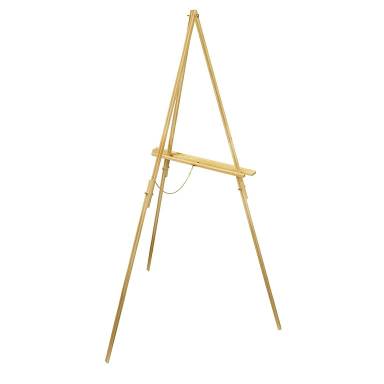 Buy 24x7 eMall 5 ft (152cm) Wooden Easel Canvas Holder Display Adjustable  Stand Artist for Painting, Display and Advertisements Showroom Display,  Drawing. (Wood) Online at desertcartEcuador