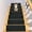 Black-BK-clearacne, variant on OEFNTAC Single Non-Slip Stair Tread 55x19cm Adhesive Carpet Mat for Indoor Steps Safety