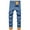 Blue, variant on Jeans for Men Slim Fit Men's Ripped Distressed Destroyed Straight Fit Washed Denim Jeans Pants Black,28