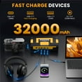 thumbnail image 4 of AVAPOW 6000A Car Battery Jump Starter, Portable Car Jump Starter with Dual USB Quick Charge and DC Output, 12V Jump Pack with Built-in LED Bright Light, Yellow, 4 of 9