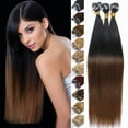 thumbnail image 2 of SEGO Micro Loop Real Thick Human Hair Extensions 100 Strands Invisible Micro Ring Beads Remy Thick Hair, 2 of 8