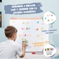 thumbnail image 4 of PEKE KIDS Tablero Montessori de Madera - Pizarrón y Plumones - Juguetes Montessori Niños de 1 a 4 años - Juguetes Sensoriales y Educativos - Juegos didacticos para niños - Juguetes de Madera PEKE KIDS MONTESSORI, 4 of 4