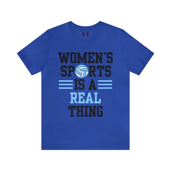 DJH Apparel | Women's Sports Is A Real Thing Volleyball Unisex Tshirt