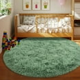 thumbnail image 2 of Socofuz Ultra Soft Fluffy Rugs for Bedroom, 5x5ft Mint Green Anti-Skid Durable Circle Modern Play Room Carpet for Home Decor, 2 of 7