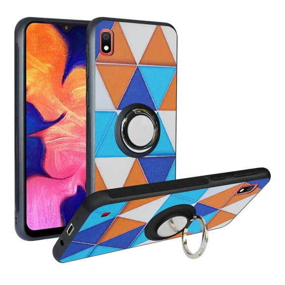 Labanema Samsung Galaxy A10 2019 /A105 Case with 360 Degree Rotating Ring Stand, Support Magnetic Car Mount, Protective Cover for Samsung Galaxy A10 2019 /A105 (Triangle)