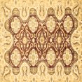 thumbnail image 1 of Ahgly Company Indoor Square Oriental Brown Traditional Area Rugs, 3' Square, 1 of 4