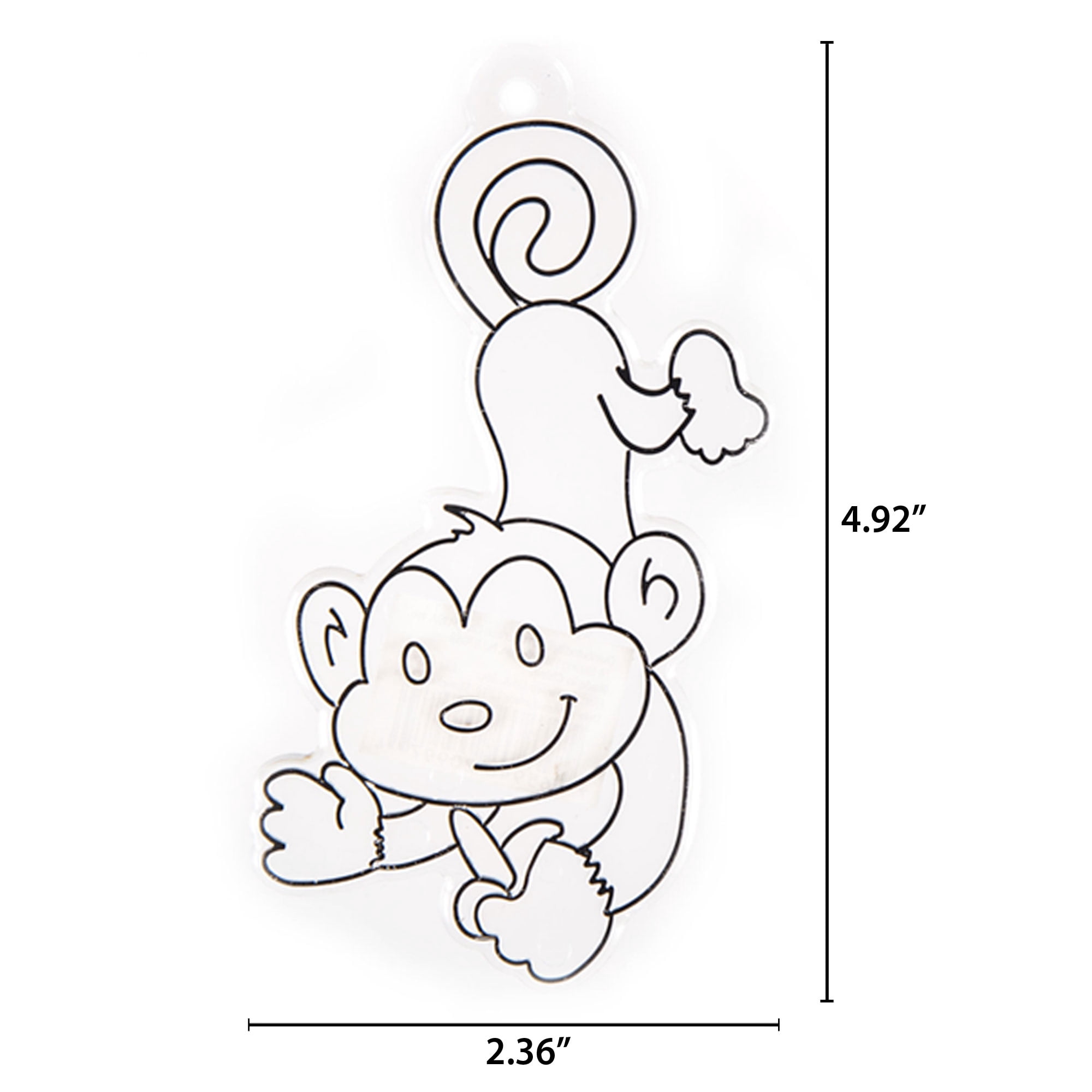 Hello Hobby Ready-to-Paint Monkey Suncatcher