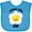 Turquoise, variant on Inktastic Sunny Side Up Boys or Girls Baby Bib