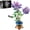 Purple Passionfruit, variant on SKQIT Whisper of Iris Building Blocks Flower Set, Artificial Iris Flower Potted Bricks Model, Adjustable Petal & Stem Home Desktop Decor