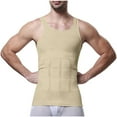 thumbnail image 4 of hengsof Shaper Slimming Tank Top Athletic Compression Shirt with Sleeveless Undershirts for Men, 4 of 6