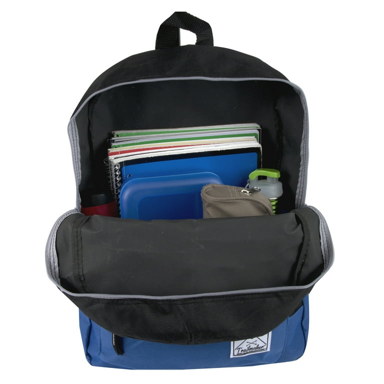 ●no content.● 214. Multi Color Backpack _ Blue Trail Maker Multi-Color Backpack with Adjustable Padded