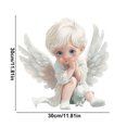 thumbnail image 3 of Ganfancp 11.8Inch Jesu Angel Baby Boy Wall Sticker Living Room Bedroom Outdoor Self-Adhesive Pvc Stickers Ofertas Flash 1* Pegatina Ángel, 3 of 6