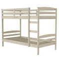 thumbnail image 2 of From the Tree Furniture Solid Wood Bunk Bed with Ladder & Safety Rails – Heavy-Duty Kids & Teen Bunk Frame for Bedroom or Guest Room, 2 of 11