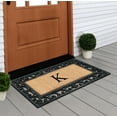 thumbnail image 6 of A1 Home Collections Outdoor Paisley Front Entrance Doormat, Black/Brown, 30 in x 18 in, 6 of 6