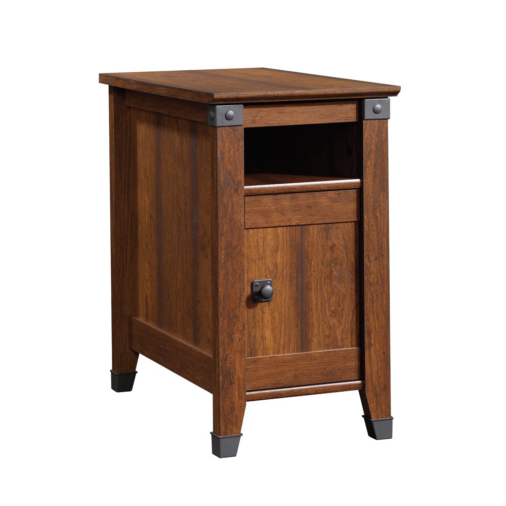 Sauder Carson Side Table, Washington Cherry Finish