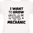 thumbnail image 4 of Inktastic I Want To Grow up To Be a Mechanic Boys or Girls Long Sleeve Baby Bodysuit, 4 of 5