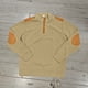 thumbnail image 5 of Camisetas de Verano de Manga Larga para Hombres Cuello de Pie Bloque de Color Botón Parchado Blusa Casual, Nylon Suave Spandex, 5 of 5