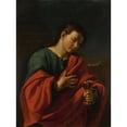 thumbnail image 2 of Simone Cantarini 19x24 Gold Ornate Framed and Double Matted Museum Art Print Titled - Saint John the Evangelist, 2 of 4