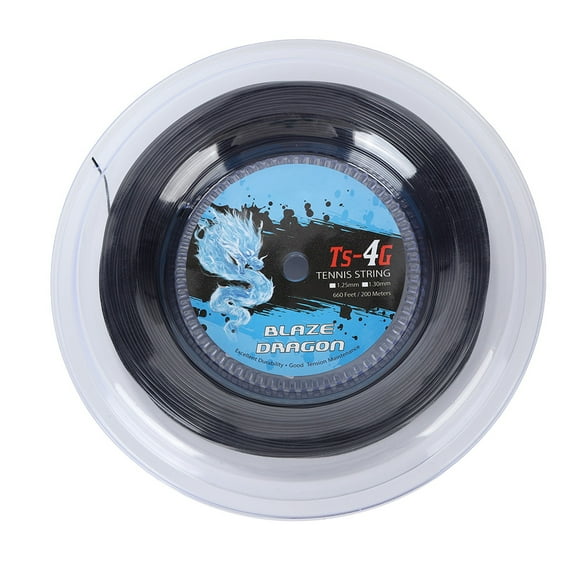 Tennis String, TS 4G 200m Reel Tennis String Line Polyester Tennis String Reel For Gym Sport Outdoor