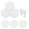 thumbnail image 1 of FAGINEY DIY Hexagonal Shape Modern Wall Lamp ABS Material LED Light, 1 of 8