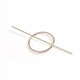 thumbnail image 3 of Minimalist gold hair accessories brass hair clip for women and girls (Gold), 3 of 4