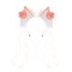 thumbnail image 3 of Diadema con orejas de para Día de Acción de , accesorios fotográficos de Halloween para niñas Naranja Blanco, 3 of 5