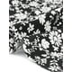 thumbnail image 5 of Vestido de verano midi casual de mujer plus size Agnes Orinda para Pascua, con estampado floral, lazo en la espalda, escote cuadrado y mangas cortas con volantes, color negro, talla 4X, 5 of 8