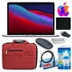 thumbnail image 1 of Apple MacBook Pro 13 Laptop (2020, M1 Chip, 512GB, Space Gray) with Red Bag, 1 of 8
