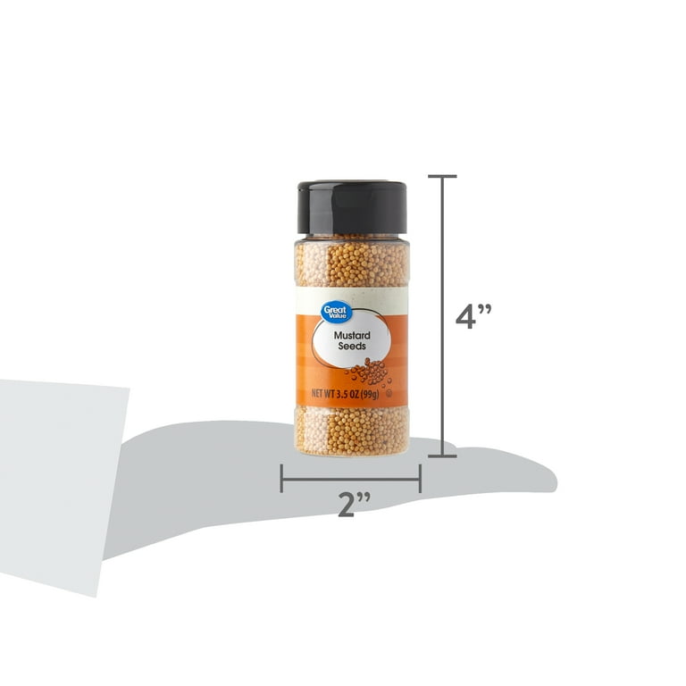 Great Value Mustard Seeds, 3.5 oz - Walmart.com
