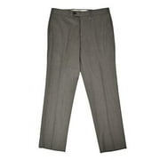 New Brooks Brothers Mens Regent Fit Flat Front 100% Wool Dress Pants Mushroom Grey (35W x 32L)