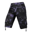 thumbnail image 2 of CONZONE Mens Casual Cargo Shorts Buttons Summer Shorts for Men Camouflage Lightweight Loose Fit Workout Gym Shorts With Pockets, 2 of 3
