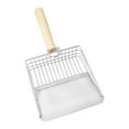 thumbnail image 4 of Palas para tamizar arena para gatos, para mascotas, pala con mango de madera, herramienta limpiadora, recogedor de arena de Metal para suministr, 4 of 10