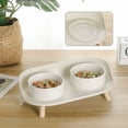 thumbnail image 3 of Healthy and Safe Materials for Your Pets, New Bone China & Silicone Elevated Ceramic Dog Bowl Set Ensures Hygienic Feeding (Multiple Colors Available), 3 of 5