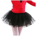 thumbnail image 6 of Povozer Girls Tutu Skirt Tulle Ballet Skirts Princess Tutu for Girl Christmas(Black,5-8T), 6 of 6