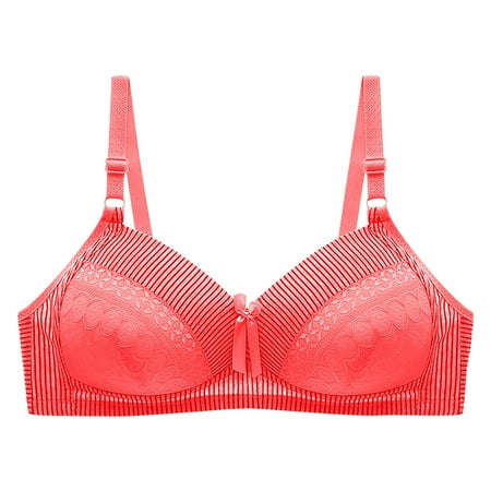 

Lolmot Plus Size Bras for Women Smooth Molded Bra Full Cup Underwire Lingerie Comfortable Wear & Support Fashion Sexy Wirefree Push up Bra Everyday Soft Bras