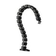 thumbnail image 4 of Colaxi Vertebrae Cable Management Kit Cables Raceway for Meeting Room Home Computer Black, 4 of 8