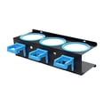 thumbnail image 1 of Elodie Spray Bottle Rack Holder with 5 Square Hooks for Utility Room Workspace Home blue 3 holes, 1 of 8