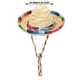 thumbnail image 3 of ibiyuan Fashion Sun Hats for Women UV Protection,Male And Women Style Mexican Straw Hat Ethnic Style Summer Straw Craft Large Sun Hat, 3 of 3