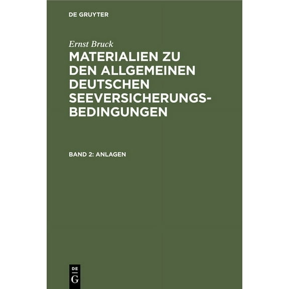 Anlagen, (Hardcover)