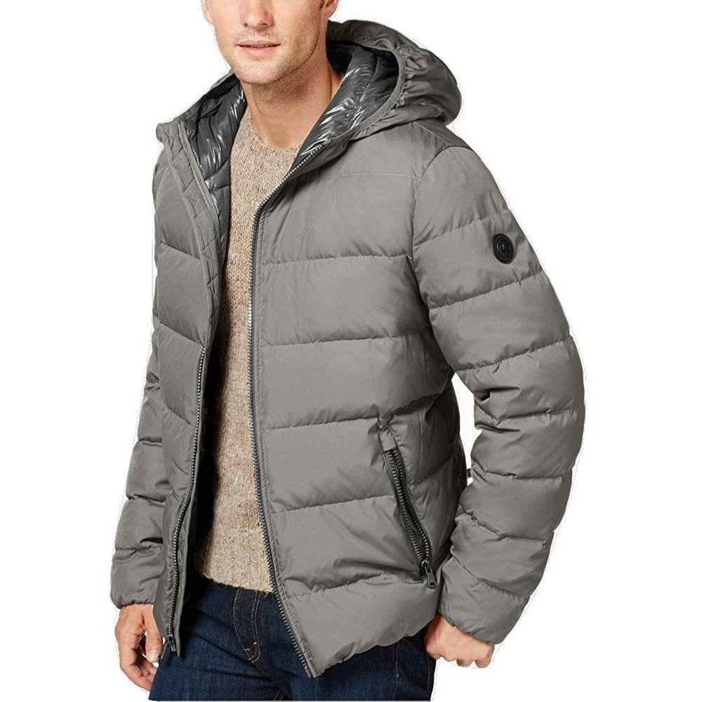 Michael Kors - Michael Kors NEW Silver Gray Mens Size 3XL Puffer Down Packable Jacket - Walmart