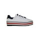 thumbnail image 2 of TENIS PLATAFORMA CASUAL LEON MUJER DAMA BLANCO CON MARINO POLIPIEL CABRA 3538B LEON  3538Bp, 2 of 3