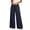 38# Navy, variant on Women Wide Leg Sweatpants High Waist Drawstring Loose Fit Flowy Casual Fashion Lounge Pants with Pockets Black XL