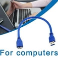 thumbnail image 4 of 30cm/100cm Usb 3.0 A Male To Micro B Cable For Mobile Hard Drive Hdd Fao, 4 of 5