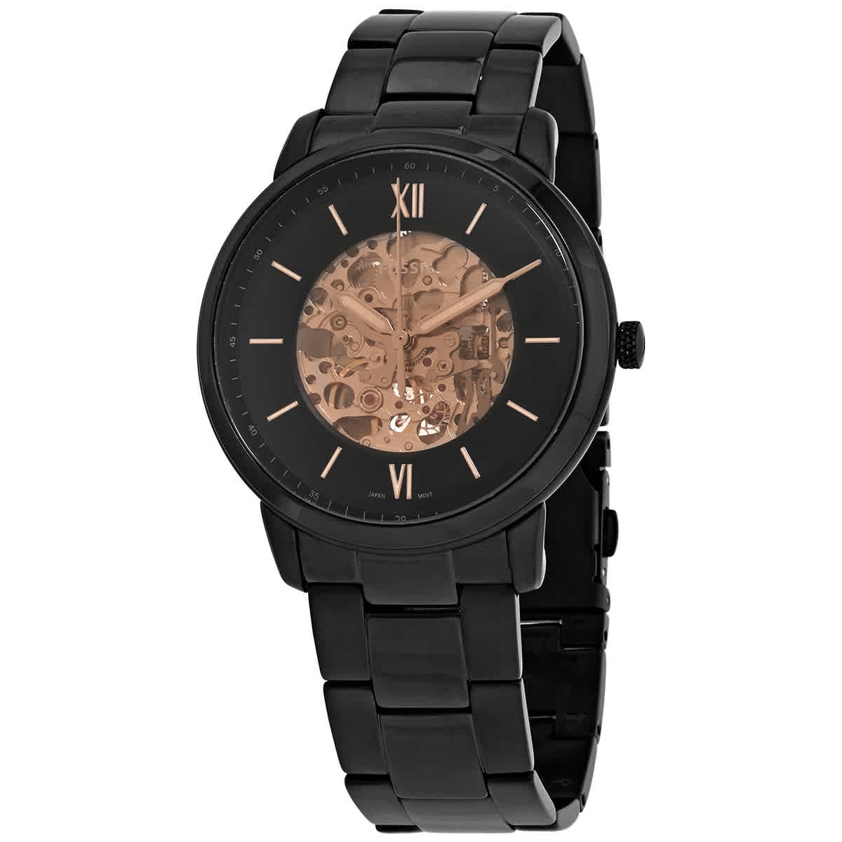 Fossil Neutra Automatic Black Skeleton 