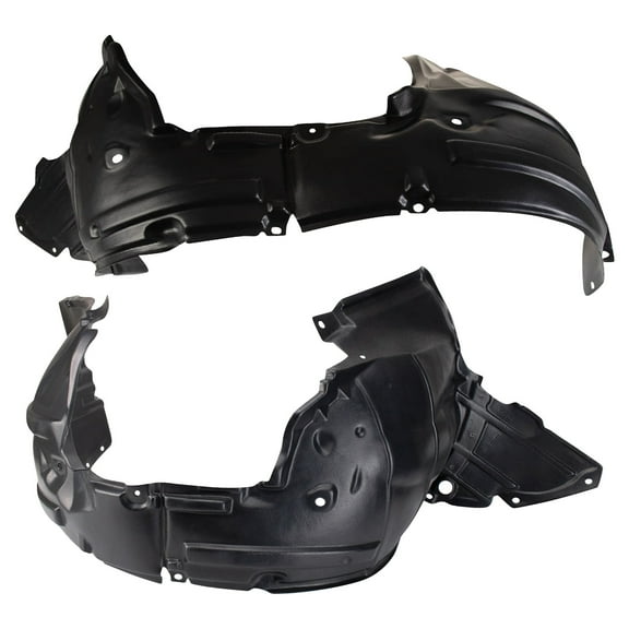 TRQ Inner Fender Liner Set Fits Select 2017 Nissan Sentra NI1248163 NI1249163