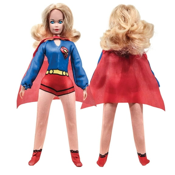 DC Comics 8 Inch Action Figures With Retro Cards: Supergirl [Cloth Print]