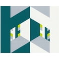 thumbnail image 1 of Lars Contzen Four, Floral Colorful Green Flower Digital Wallpaper Roll, 1 of 3