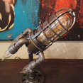 thumbnail image 3 of Creativa Steampunk Rocket Night Light Industrial Retro Lámpara de Lámpara de escritorio Lámpara Yinane Luz de noche, 3 of 8